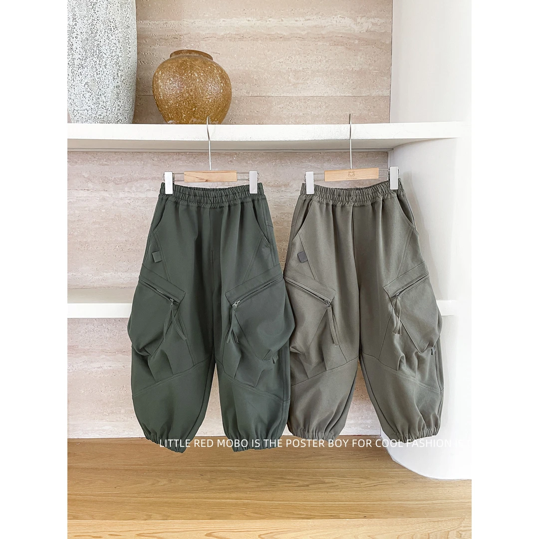 【现现】童装男童百搭裤子2025春秋新款儿童休闲裤MMK831206