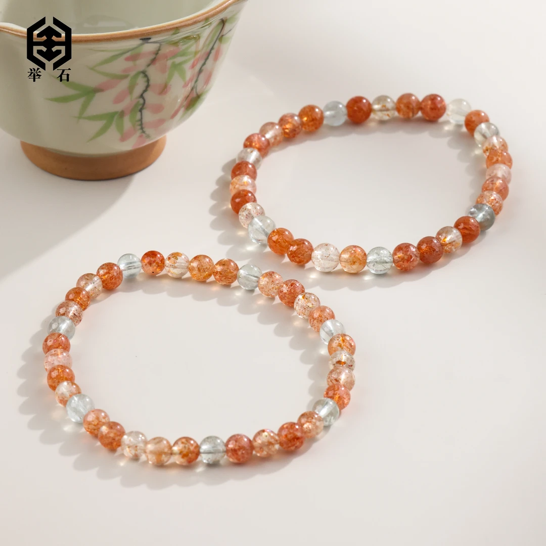 【举石精选】X09-H9-473长石手串(一件/多样性发/约4-5mm+）X