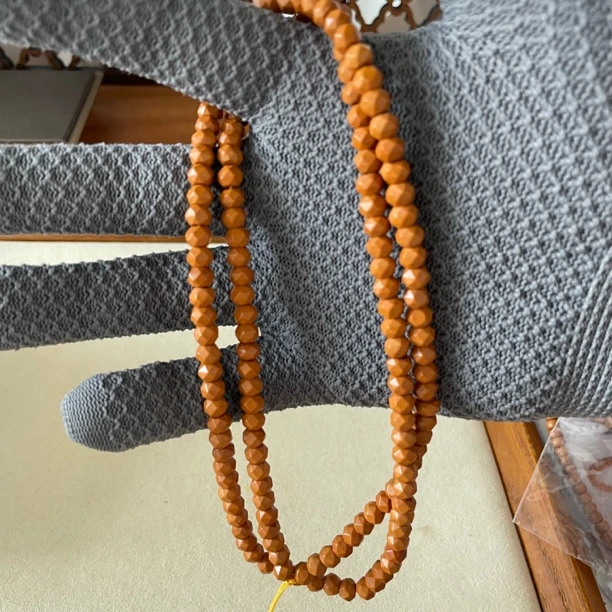 5.5精品清水核尖钻石面无相脖挂