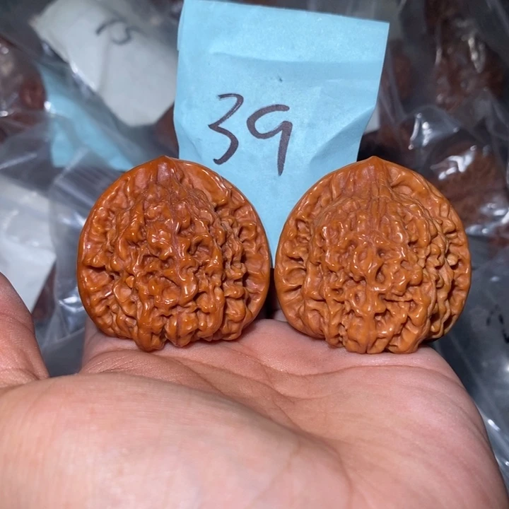 桃核把件45尺官帽