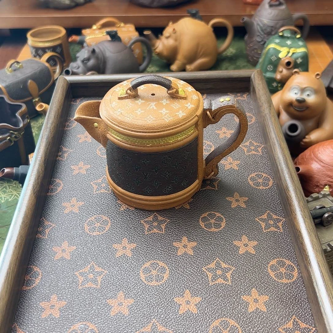 茶壶紫砂包包和帽子等着看