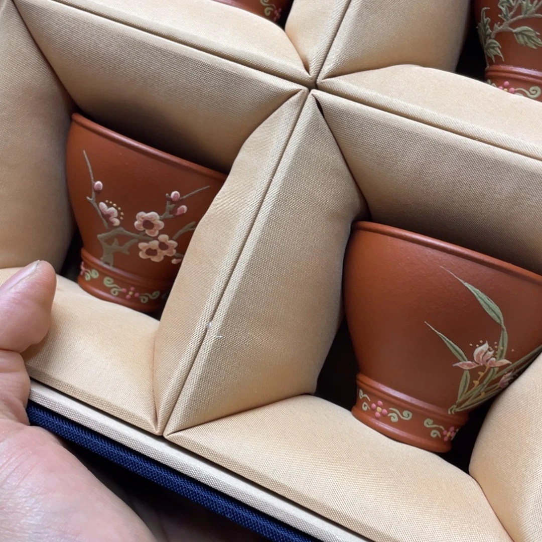 茶杯红泥紫砂主人杯80cc