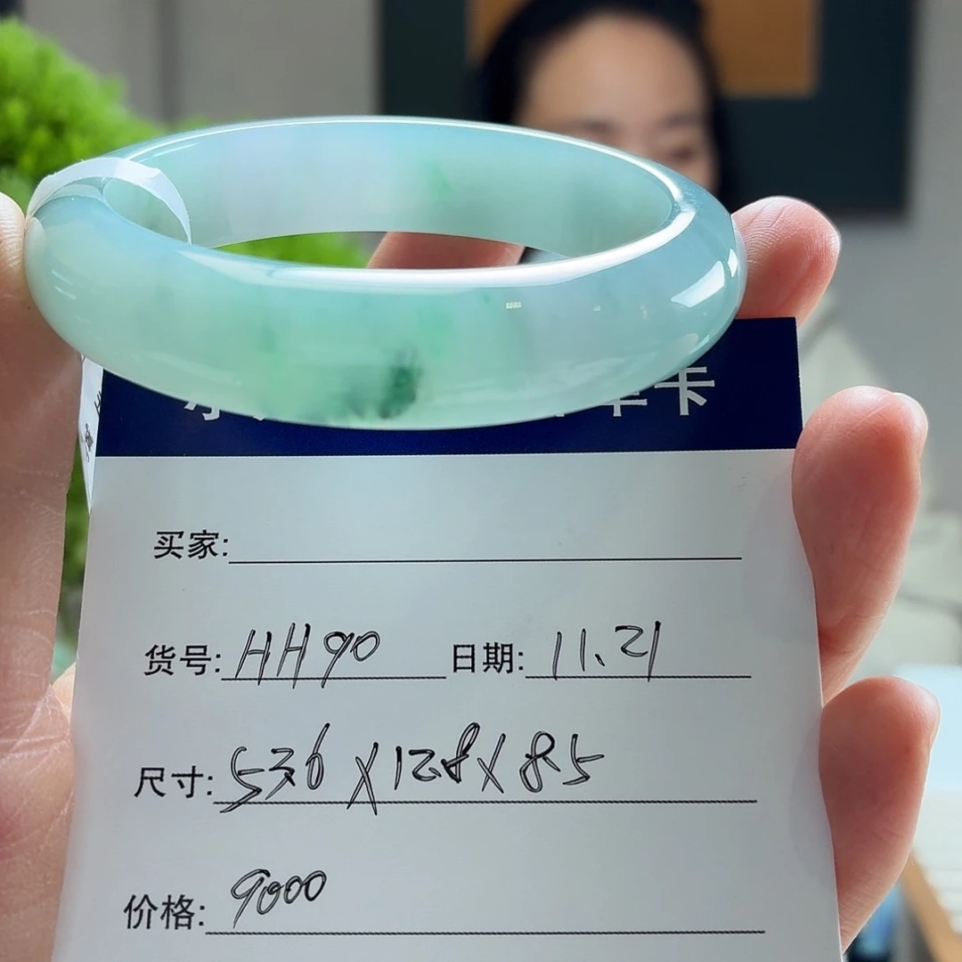 翡翠未镶嵌手镯天然翡翠手镯