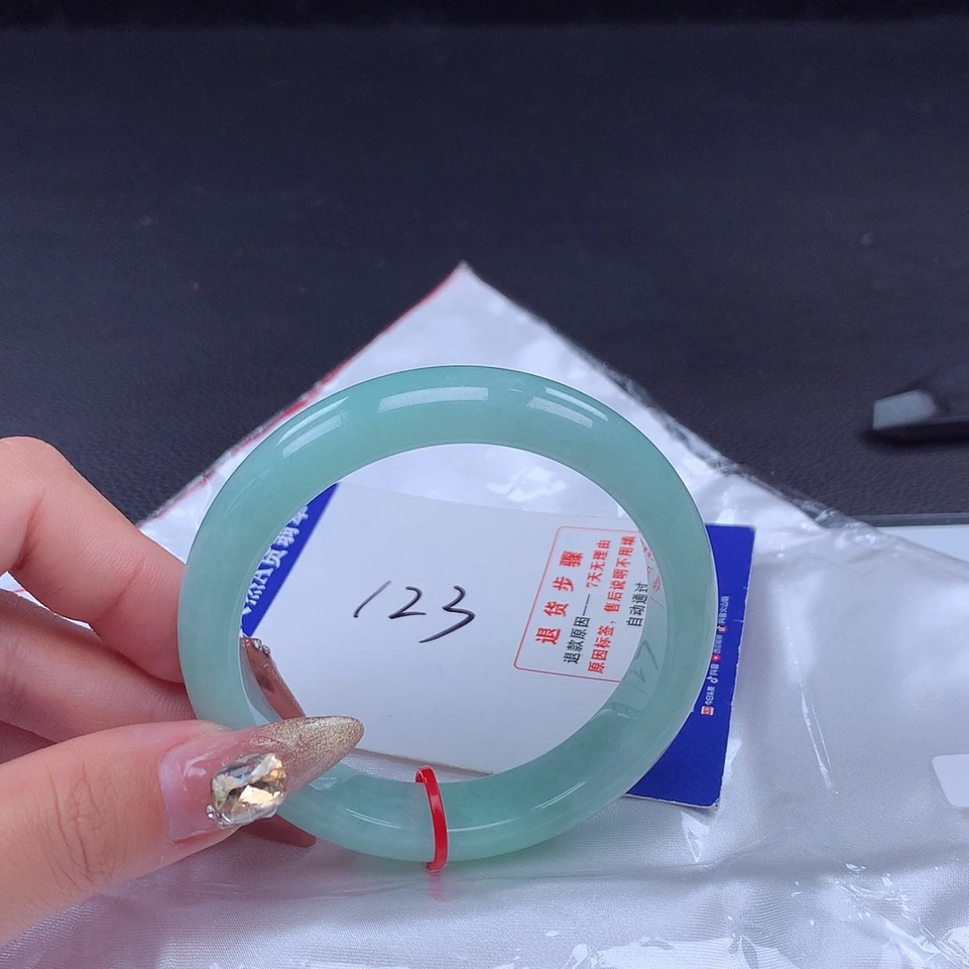 翡翠手镯未镶嵌手镯100219