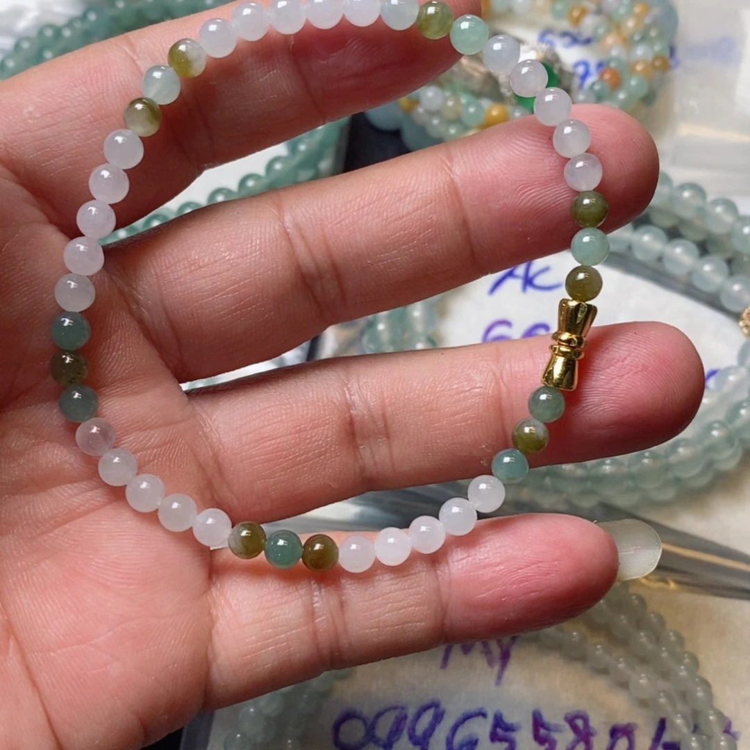 【闪购商品】定制翡翠未镶嵌翡翠定制手链