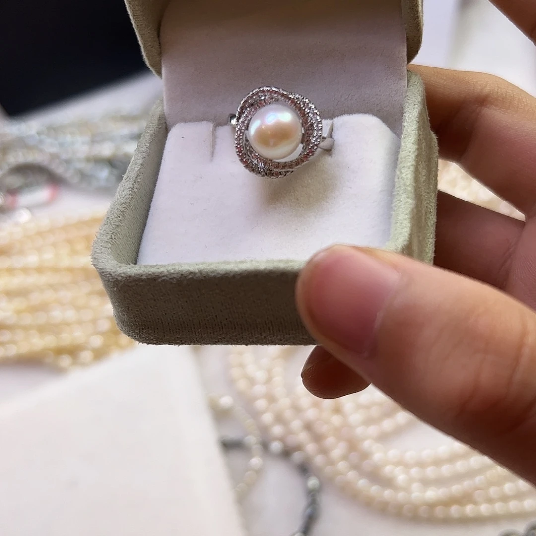 海水珍珠颈饰银S925镶嵌