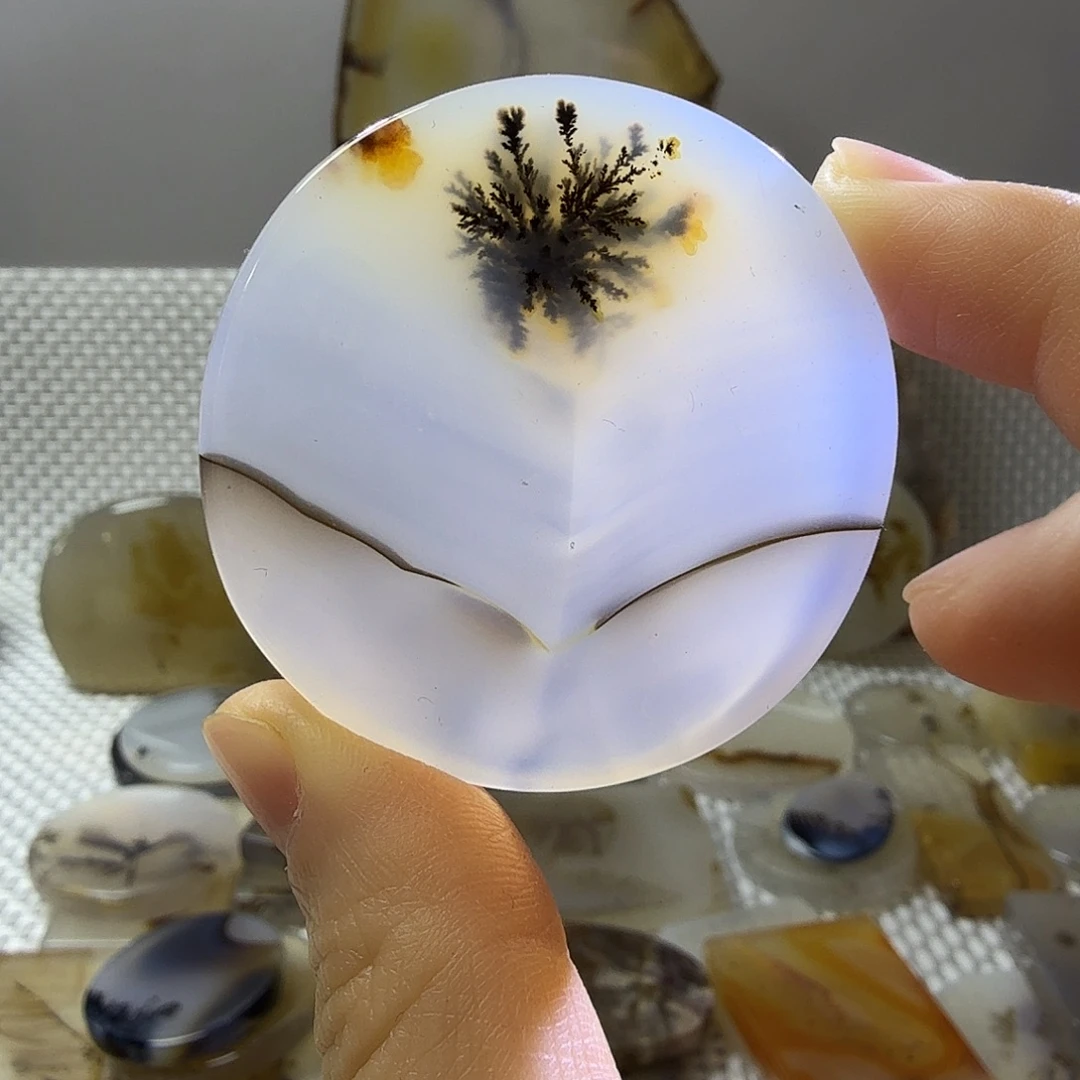 玛瑙/玉髓未镶嵌吊坠(不含链)44