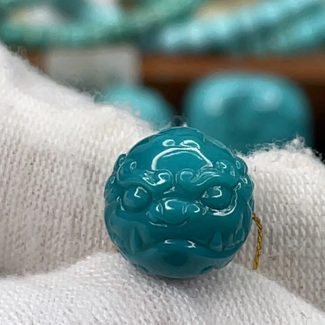 绿松石未镶嵌挂件