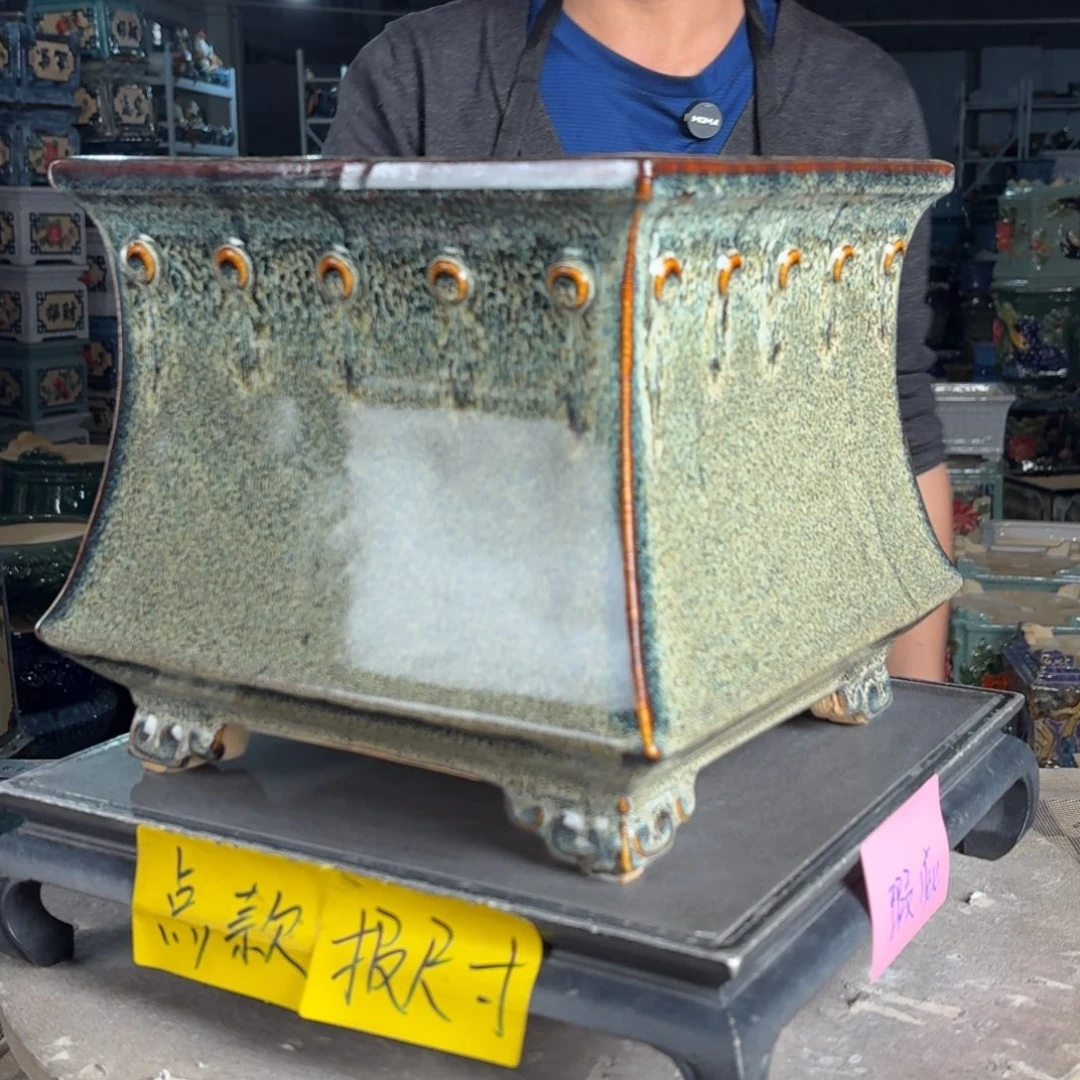 一风堂石湾花盆 内19*19