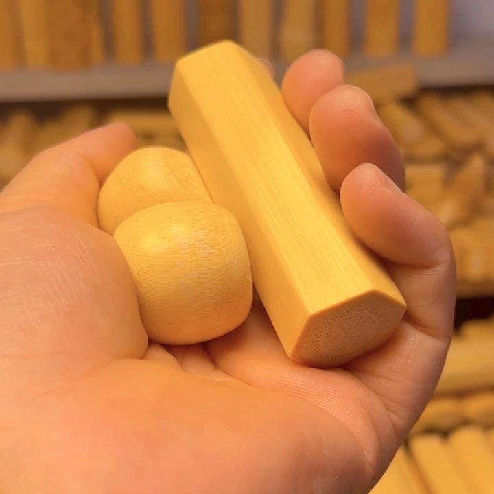 实心玉竹黄皮墩子