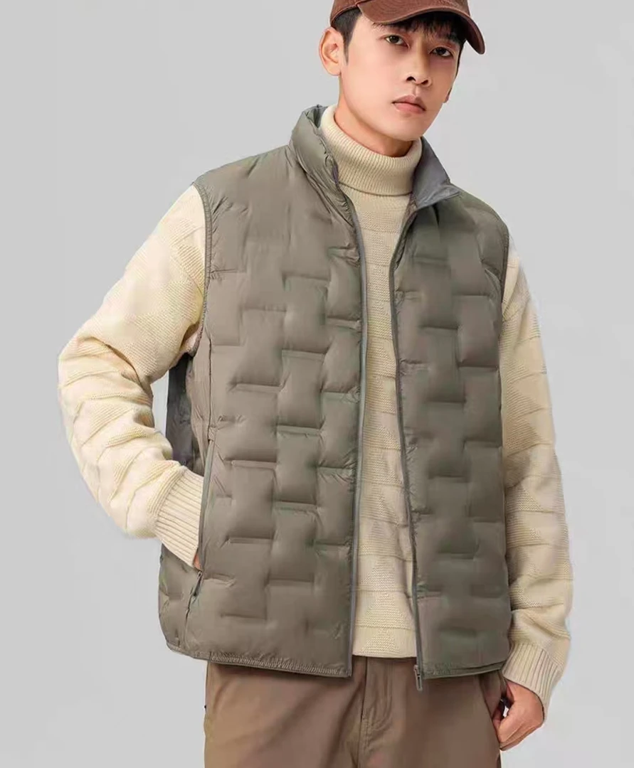 8829 时尚百搭户外石墨烯升温蓄热经典情侣羽绒马甲