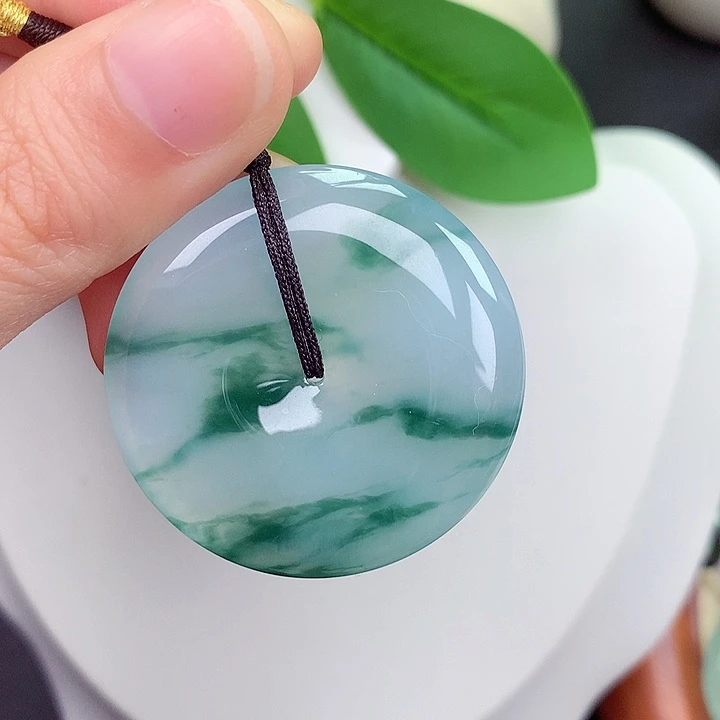 颈饰未镶嵌翡翠38，38.5-6.0