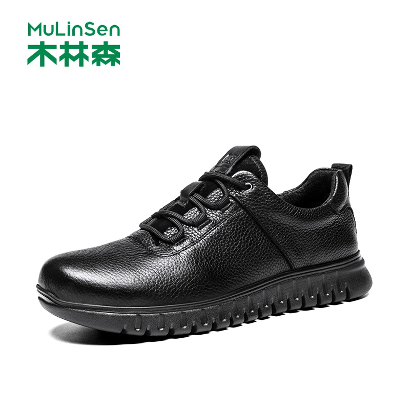 【三重头层牛皮·金标系列】线下同款 高端都市商务运动休闲男士皮鞋