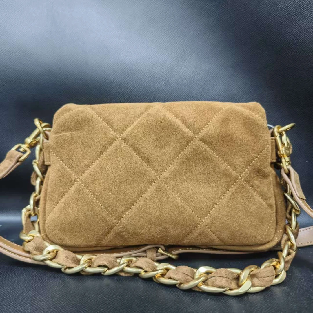 SMVP 高定奢品 潮流打造真皮女士包斜挎包 0676 棕色