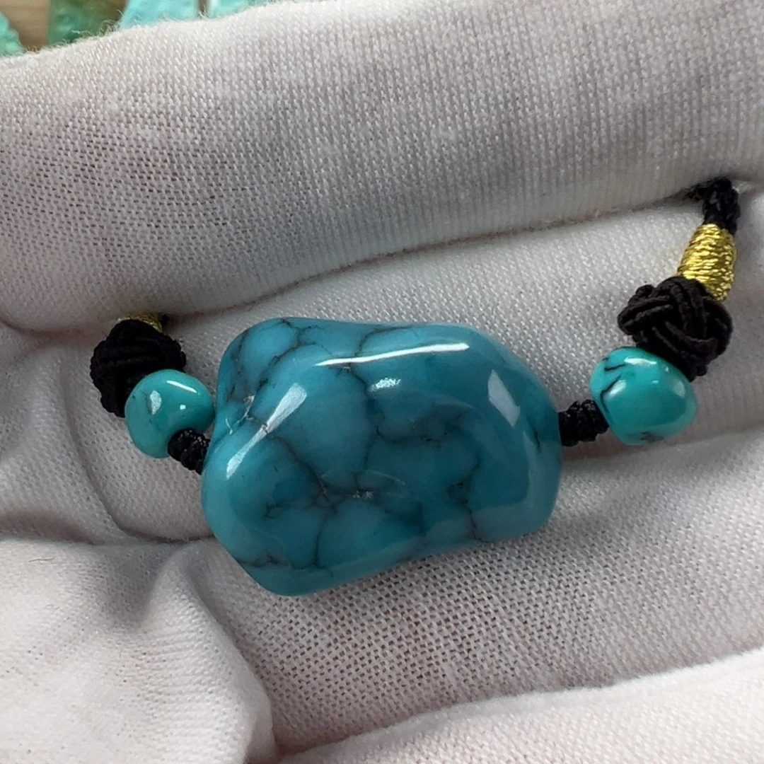 未镶嵌绿松石随形17.5mm