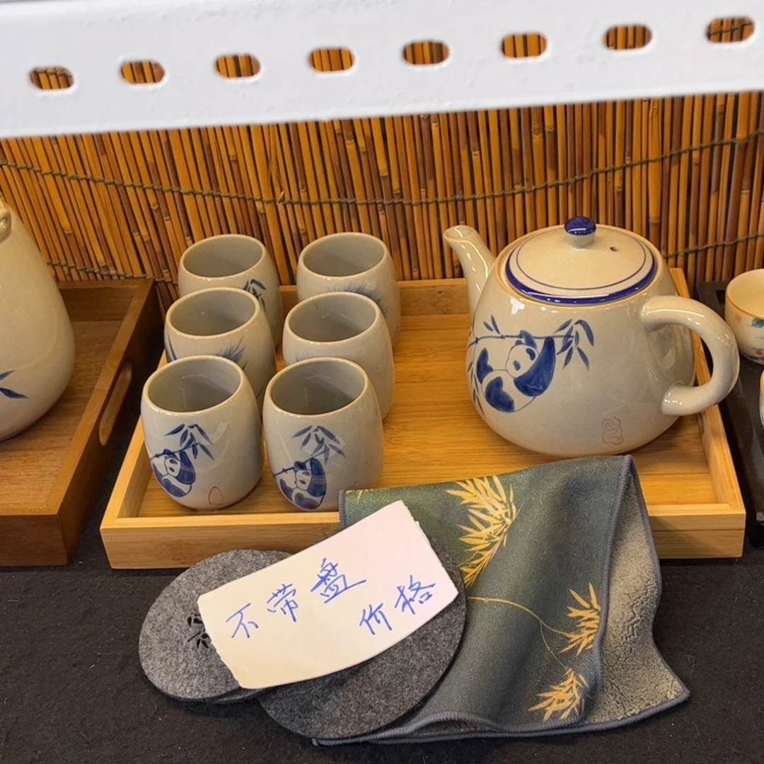 一壶六杯，不带茶盘