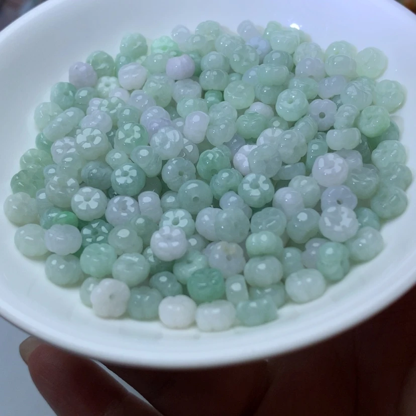 【闪购商品】未镶嵌手链翡翠卡3.4乘6.4冰南瓜50颗