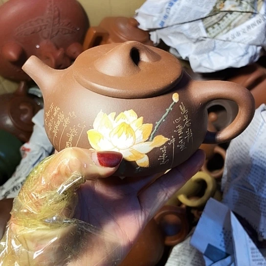 全手工制作宜兴紫砂壶