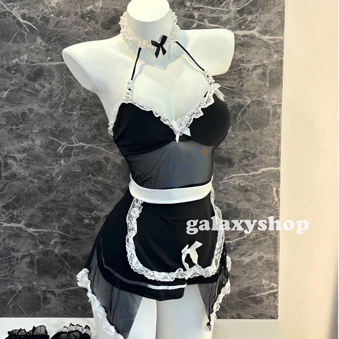 猫什么喵pro·仆仆风*珍珠挂脖*无钢托无胸垫*连衣裙