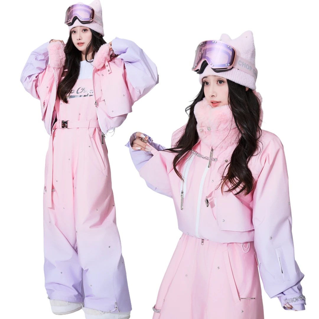 【周年庆限定款100套】CHOP CHOP【莫奈千金】3L全压胶滑雪服套装