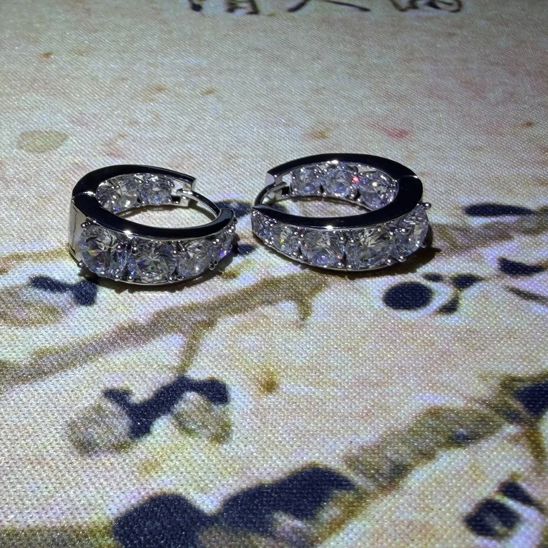 [南非甄选】NFZX 高端定制 LC-1763 DIY套装【内外满镶耳扣首饰