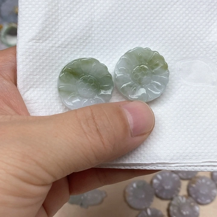 颈饰未镶嵌翡翠天然缅甸翡翠