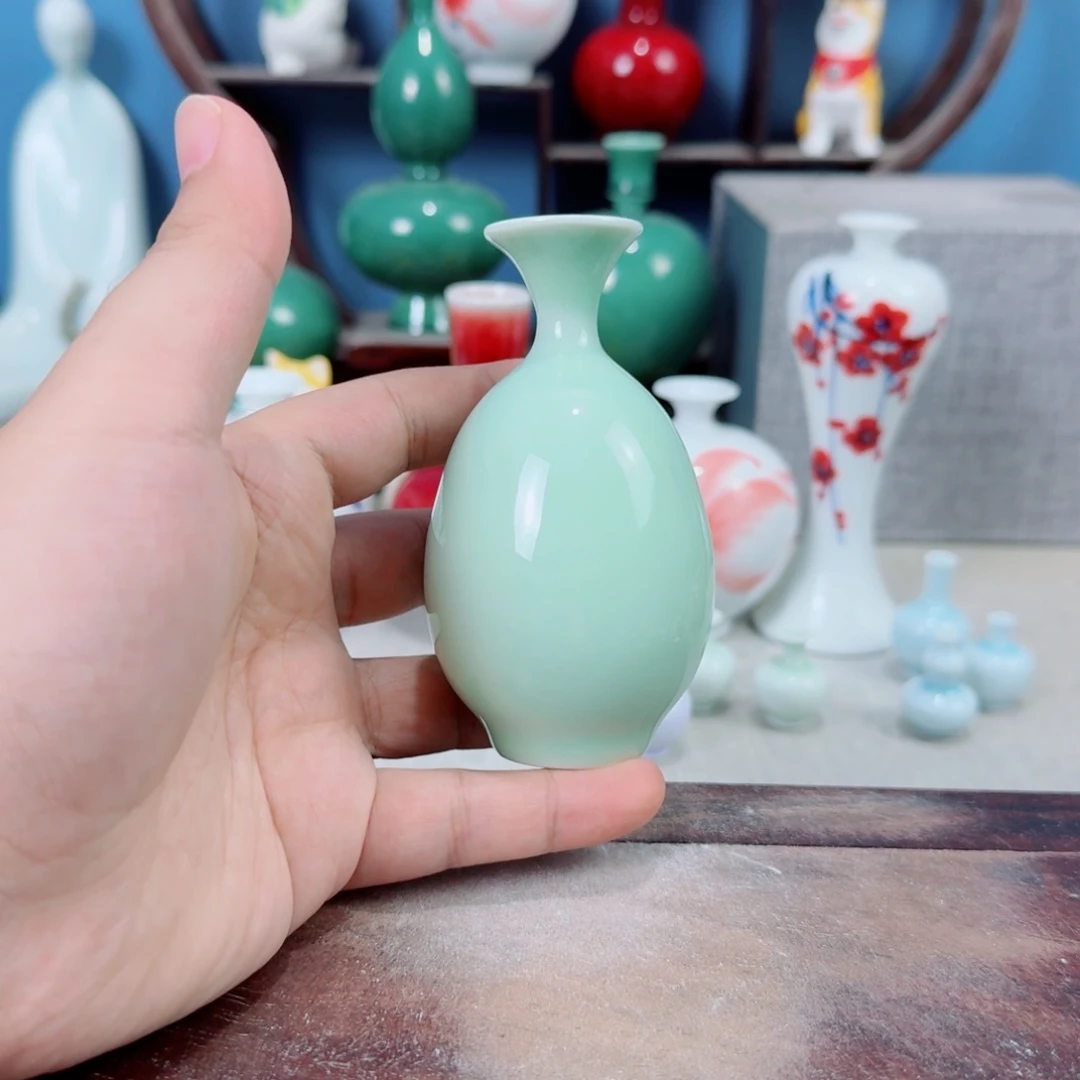 陶瓷手工小花器摆件