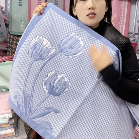 棉特价蓝色郁金香