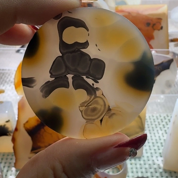 玛瑙/玉髓未镶嵌项链