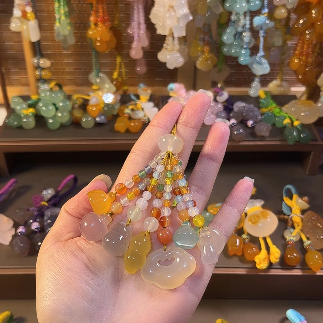 玛瑙/玉髓未镶嵌车挂