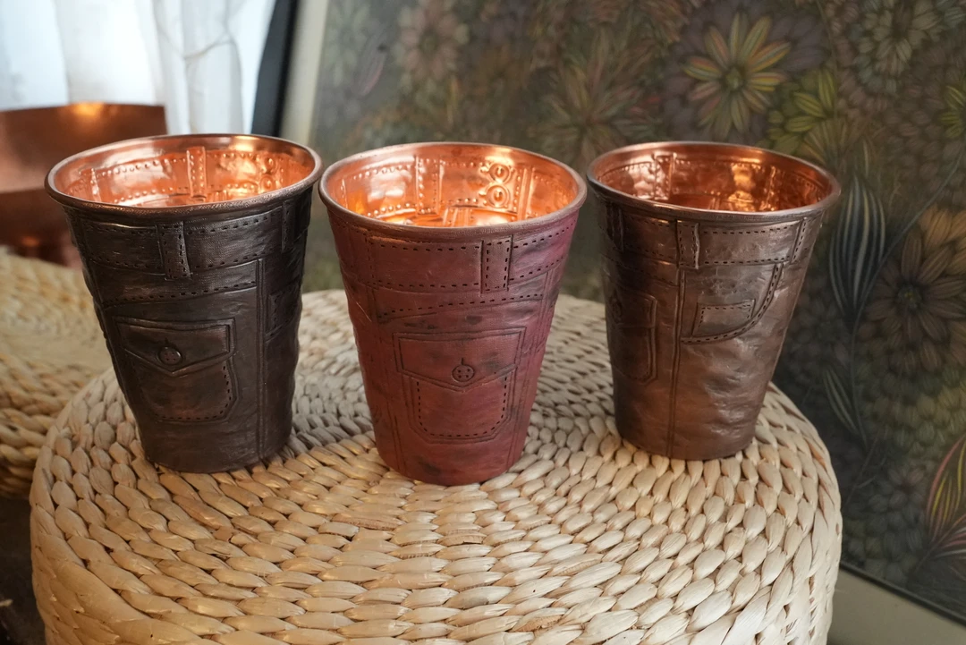 复古流行现代个性铜杯牛仔杯