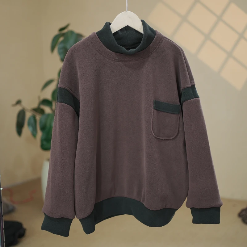 8949时尚气质拼接卫衣