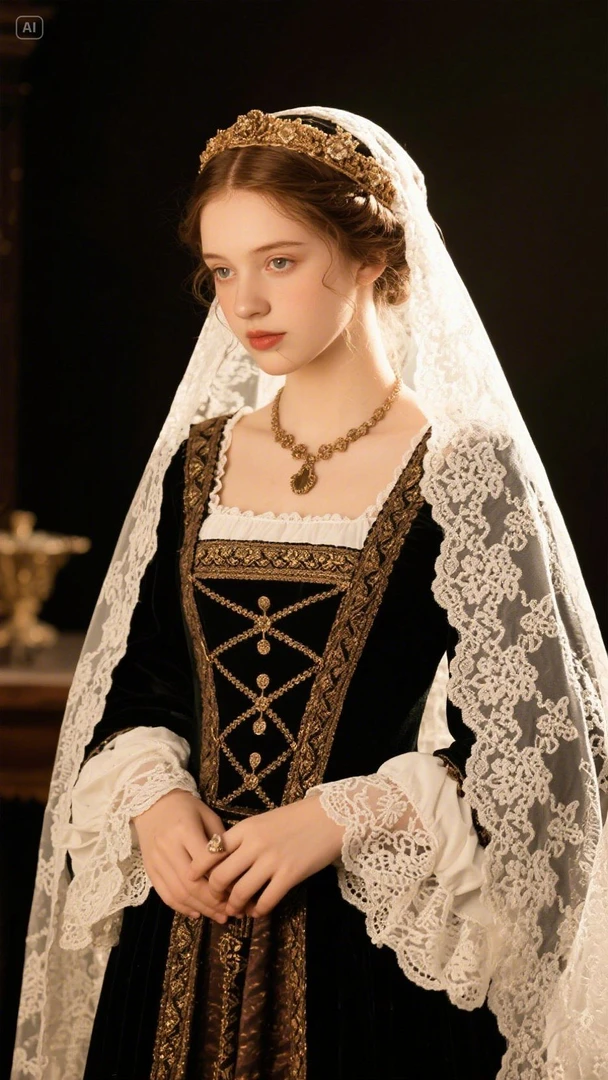 法式宫廷风复古连衣裙（不退不换）