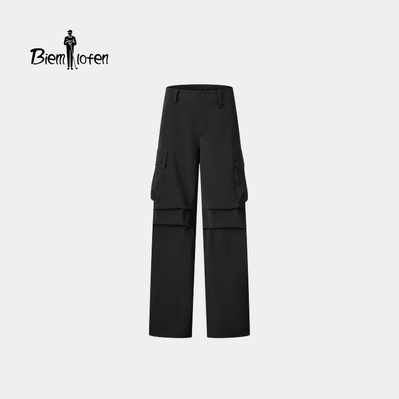 【拒水科技】比音勒芬25秋季新款女士工装风防水干爽休闲束脚裤7A02