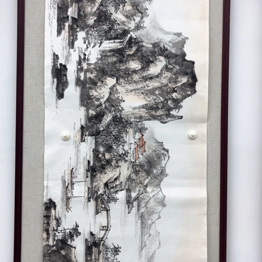 阳***光国画绘画作品多次参加全国