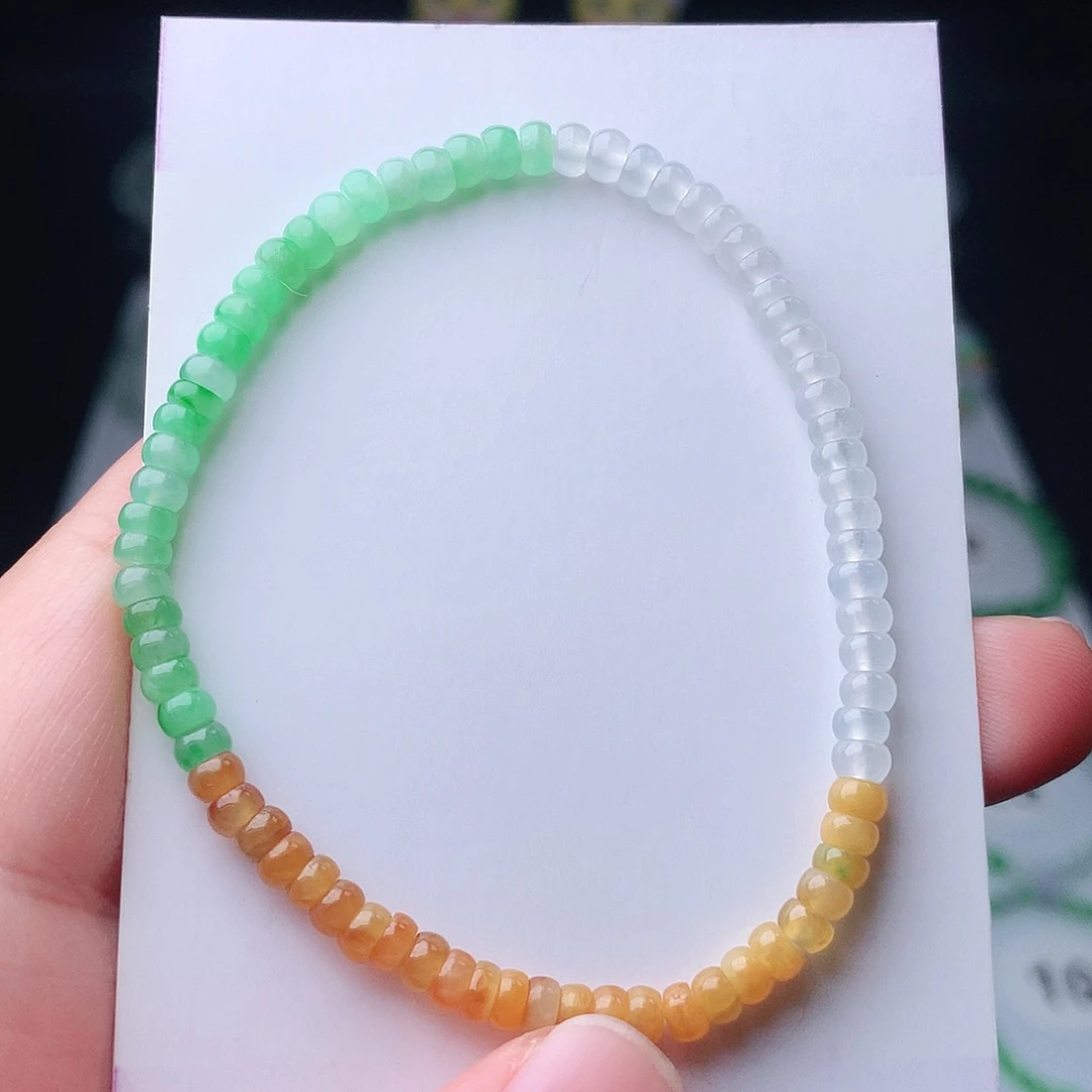 翡翠未镶嵌手链翡翠