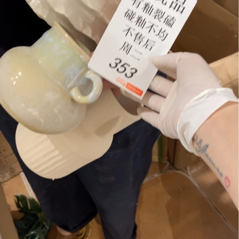 【闪购商品】摆件你***呀陶瓷摆件瑕疵特卖