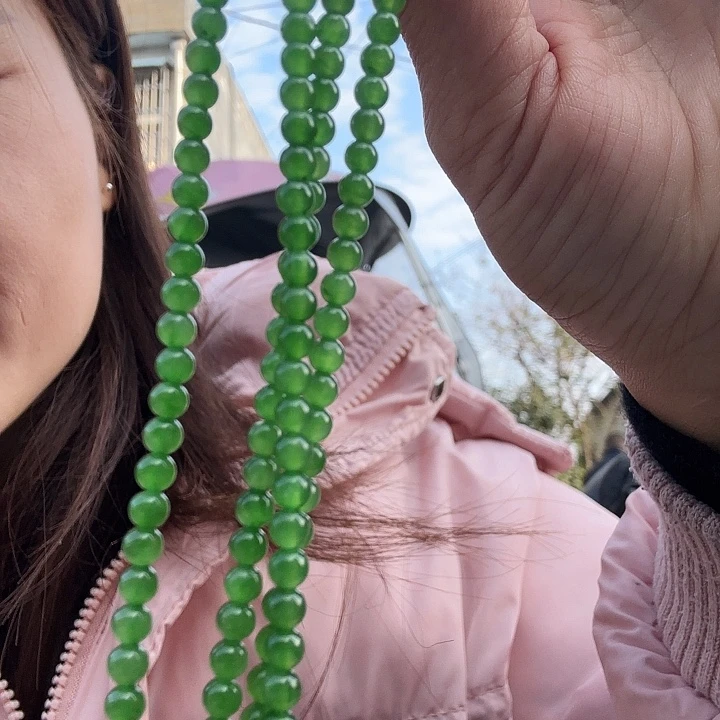 和田玉（碧玉）未镶嵌手链