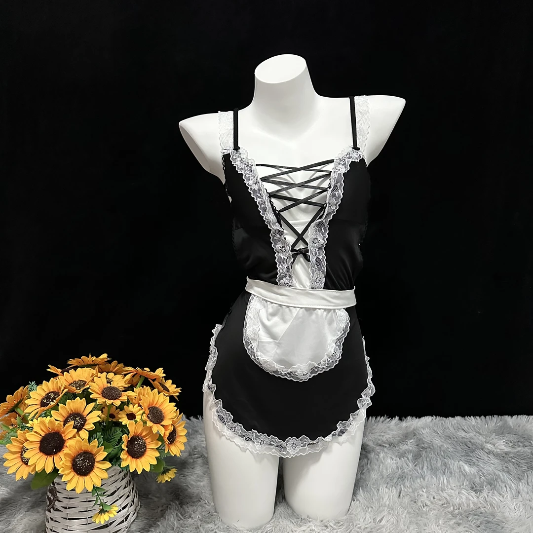 内衣女扑蕾丝制服系带套装动漫性感