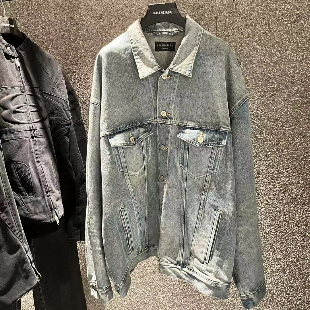 未使用 Balenciaga/巴黎世家 /GG/男士牛仔衣 福利款
