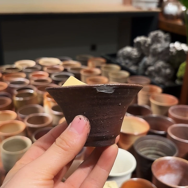 备前烧作品茶杯款