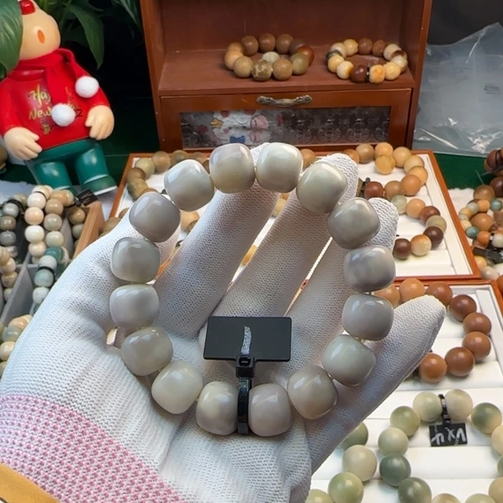 菩提根/象牙果手串卡14桶珠紫色系全品1