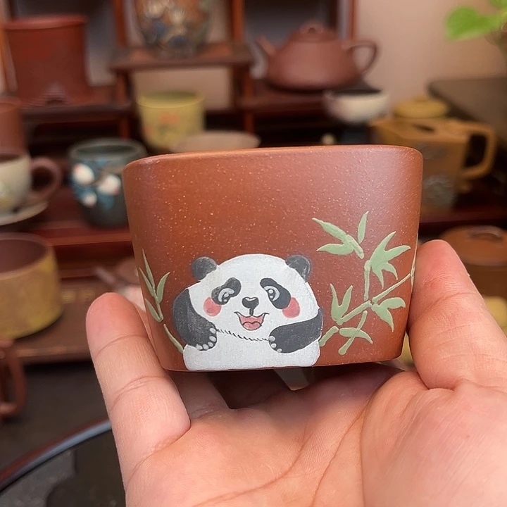 紫砂茶杯文淘紫砂主人杯高端茶器