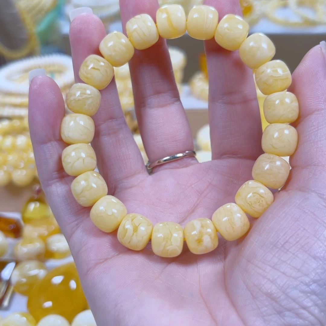 未镶嵌颈饰琥珀天然蜜蜡