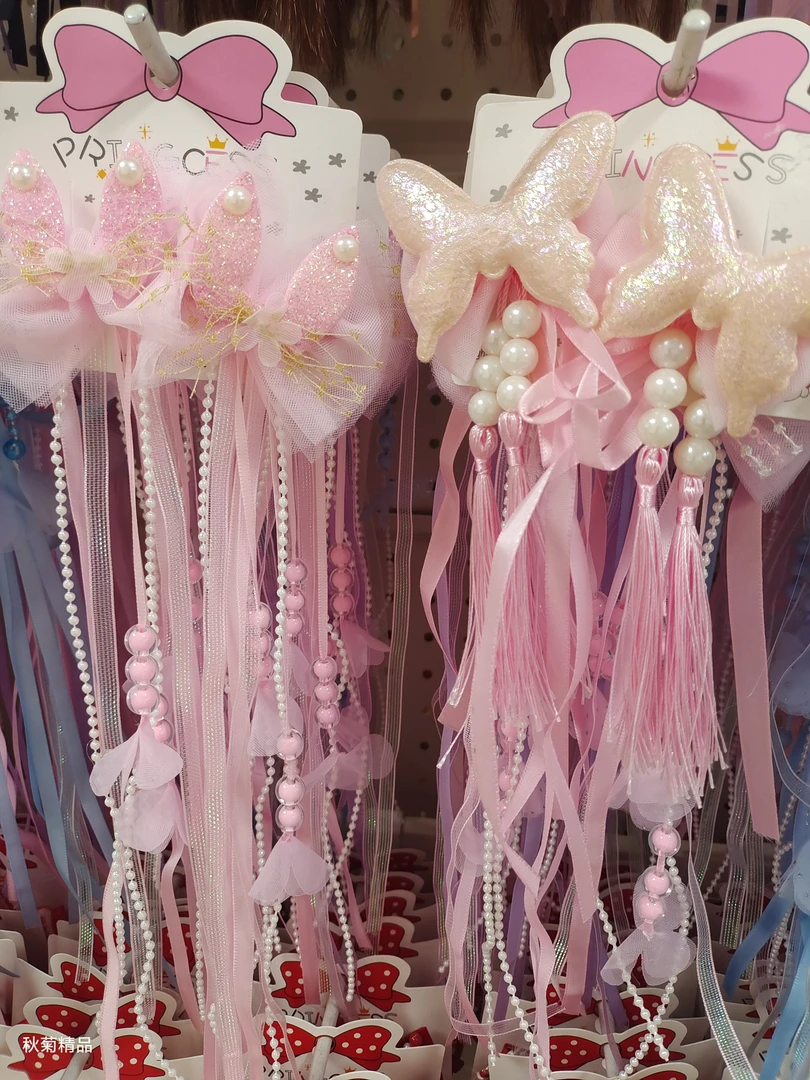 1-10差价卡通儿童发夹珍珠小女孩汉服配饰公主古装发卡古风头饰