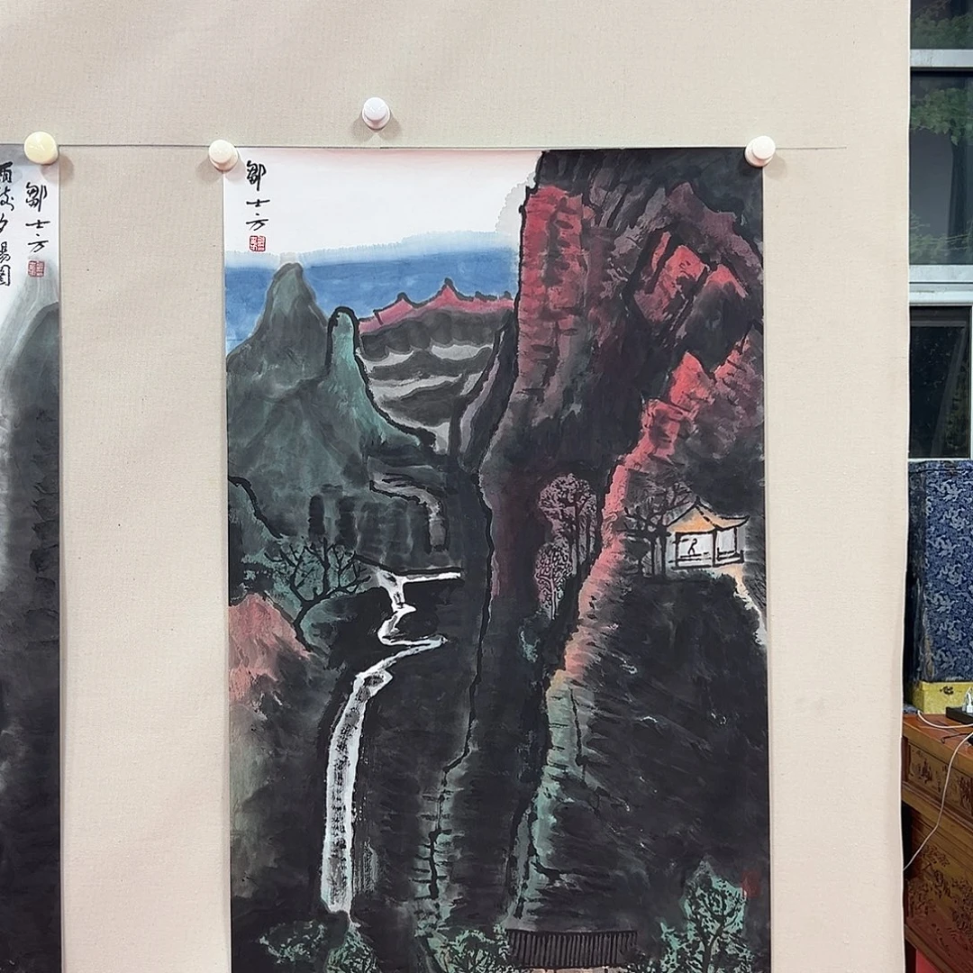 国画邹士方精作品