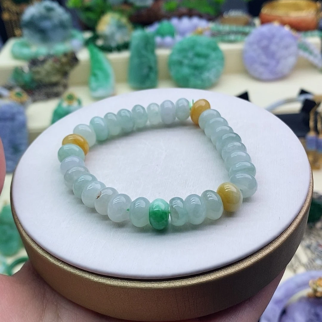 未镶嵌手串翡翠手串