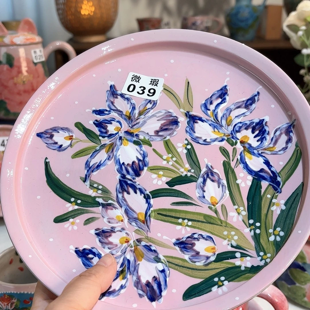景德镇手绘高温釉下彩陶瓷茶具