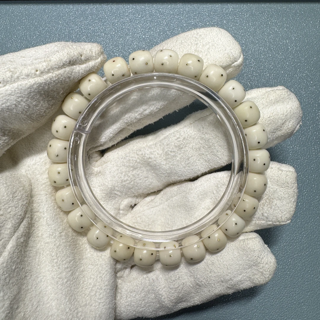 白玉菩提98老型满天星（镶嵌铜钉）