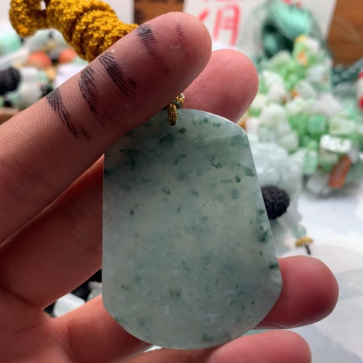 颈饰未镶嵌翡翠保真天然a货翡翠